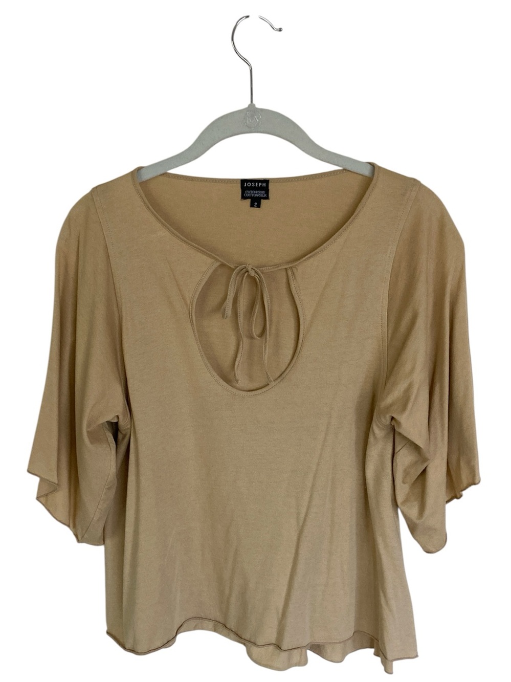 JOSEPH Boho Tie Neck Top Sz 2